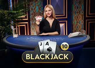 Blackjack 10 - Azure - QUEENBET138