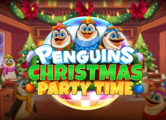 Penguins Christmas Party Time - QUEENBET138