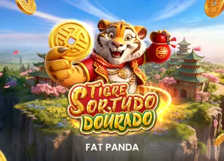 Tigre Sortudo Dourado - QUEENBET138