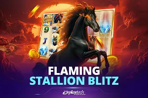 Flaming Stallion Blitz - QUEENBET138